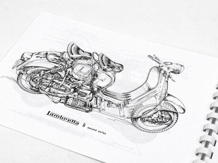 Guide technique -LAMBRETTA- LI (série 2, série 3), LIS, SX, TV (série 2, série 3), DL