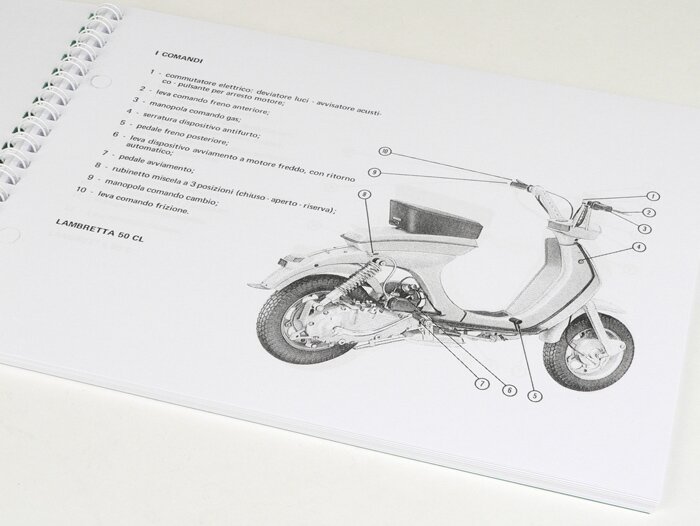 Panduan bengkel -LAMBRETTA- 50-75 Lui