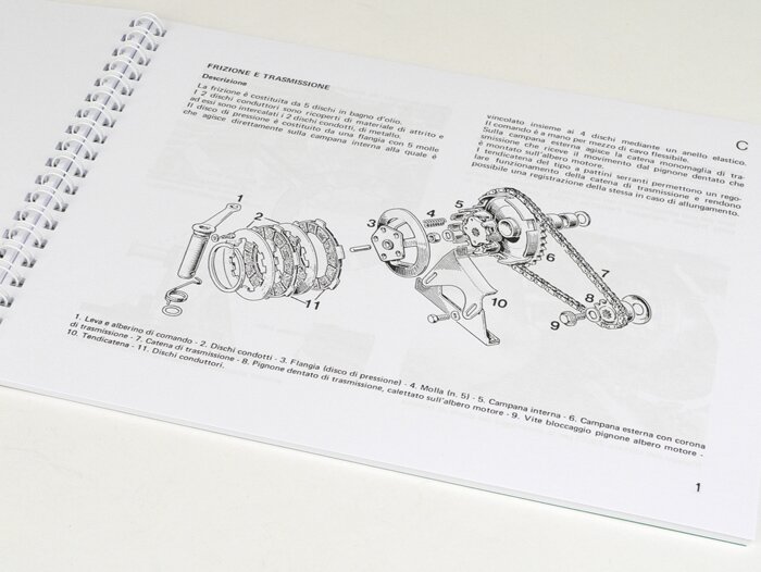 Panduan bengkel -LAMBRETTA- 50-75 Lui