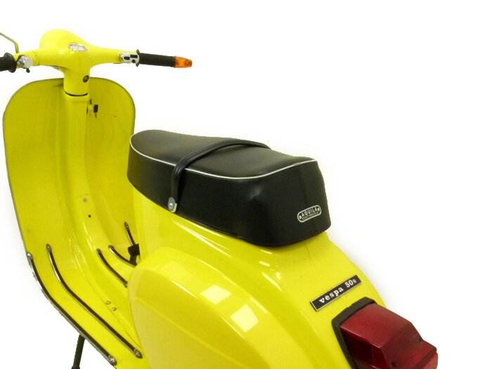 Asiento -SELLERIA TREZZI- Vespa V50, PV125, ET3 - sin cerradura - Tipo SS50/SS90