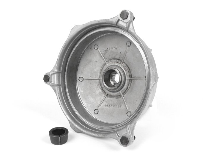 Achterremtrommel -FA ITALIA 10 inch- Lambretta J100, J125, J50 DeLuxe, J50 Special - ongelakt