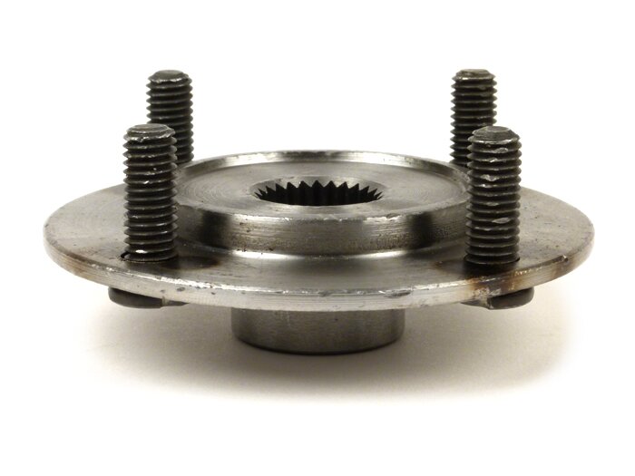 Rear brake hub -OEM QUALITY- studs Ø=8mm, finely toothed (38 tooth)- Vespa Wideframe V98, V1T, V11-15T, V30-33T, VM, VN, VU, VL, VB, GL150 (VGL1T)