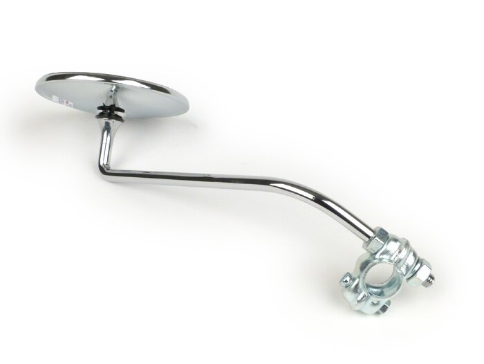 Mirror -FA ITALIA Clip on- Chrome universal - round Ø=120mm - rhs