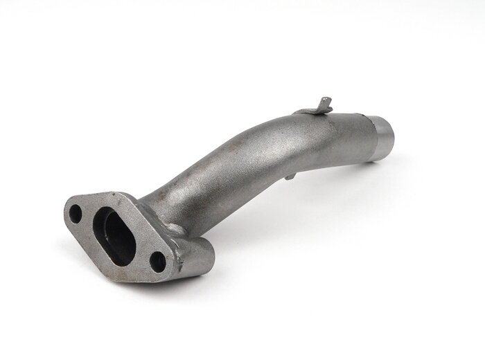 Pipe d’admission -QUALITÉ OEM, 2 trous, renforcé, valve rotative- Vespa PV125, ET3 125 - Dellorto SHB Ø=19/19mm