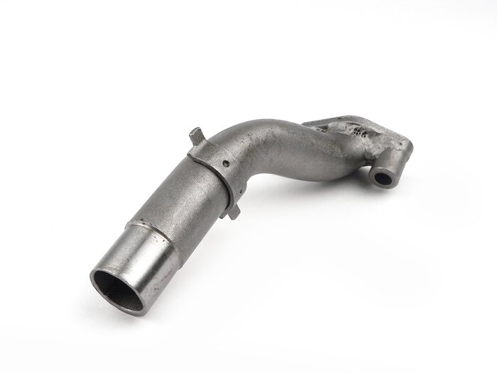 Pipe d’admission -QUALITÉ OEM, 2 trous, renforcé, valve rotative- Vespa PV125, ET3 125 - Dellorto SHB Ø=19/19mm