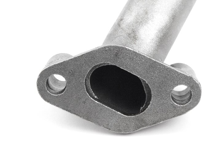 Pipe d’admission -QUALITÉ OEM, 2 trous, renforcé, valve rotative- Vespa PV125, ET3 125 - Dellorto SHB Ø=19/19mm