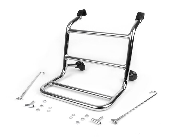 Portaequipajes delantero -AMS CUPPINI- Lambretta LI (Series 2-3), LIS, SX, TV (Series 2-3), DL, GP - Cromo