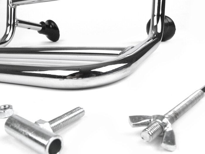 Portaequipajes delantero -AMS CUPPINI- Lambretta LI (Series 2-3), LIS, SX, TV (Series 2-3), DL, GP - Cromo