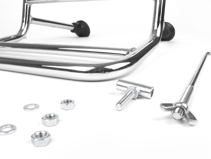Rak bagasi depan -AMS CUPPINI- Lambretta LI (Seri 1), LC, LD - Chrome