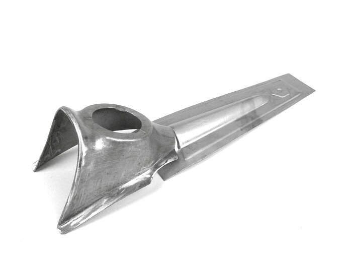 Reparationsplatta horn / kaskad -OEM KVALITET- Vespa V50, V90 (från 1968), PV125 (från 1968), ET3 - Monteringshorn 3 skruvar