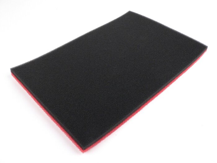Filtro de aire -MALOSSI Doble Esponja Roja- Universal Mate- 297x420mm