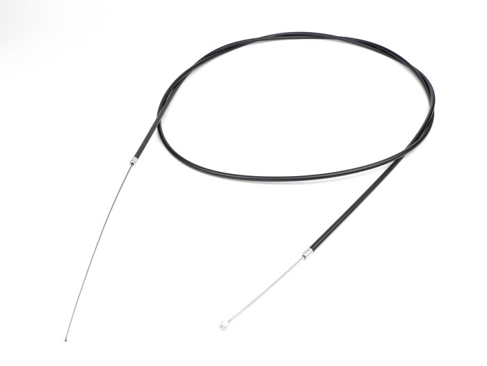 kabel universal -Ø = 1,6mm x 2300mm, selongsong = 2000mm, nipel Ø = 5,5mm x 7mm - digunakan sebagai kabel shift - PTFE bengkok - hitam