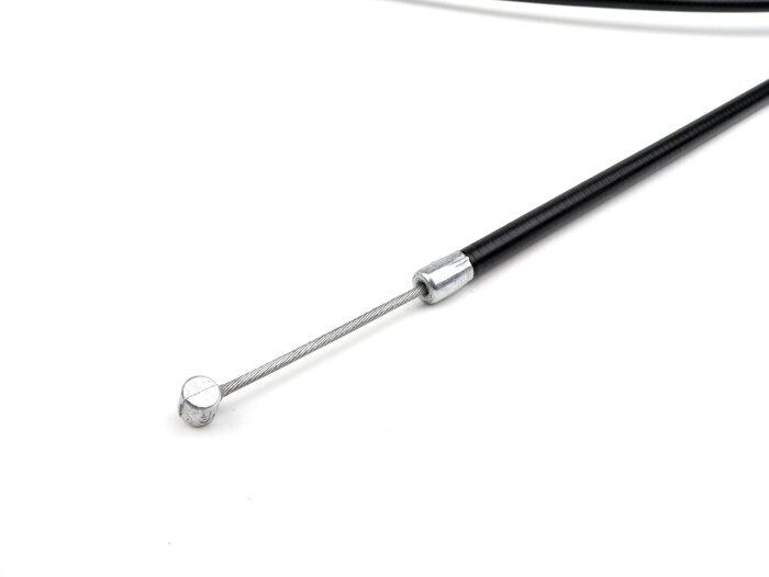 kabel universal -Ø = 1,6mm x 2300mm, selongsong = 2000mm, nipel Ø = 5,5mm x 7mm - digunakan sebagai kabel shift - PTFE bengkok - hitam