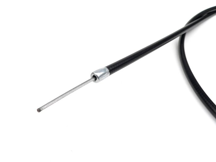 kabel universal -Ø = 1,6mm x 2300mm, selongsong = 2000mm, nipel Ø = 5,5mm x 7mm - digunakan sebagai kabel shift - PTFE bengkok - hitam