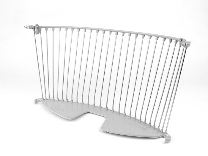 Luggage basket -OEM QUALITY- Vespa V50, PV125, ET3 - round, narrow