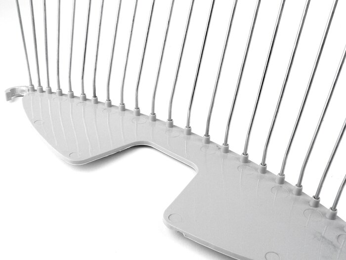 Luggage basket -OEM QUALITY- Vespa V50, PV125, ET3 - round, narrow