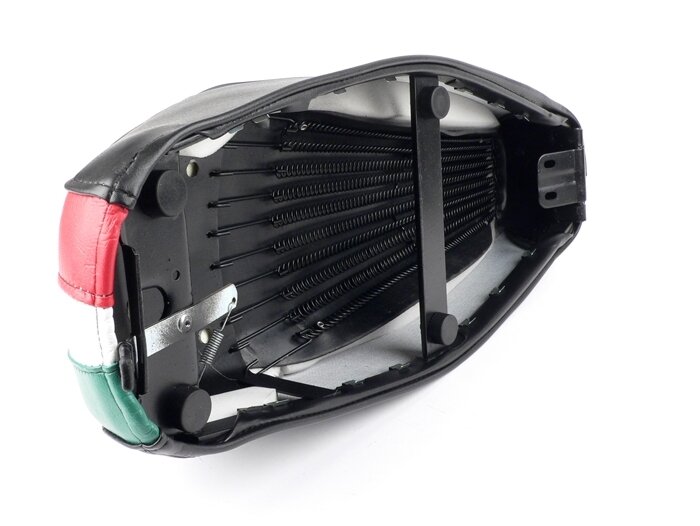 Banqueta -VESPA Mono TriColore- V50, PV125, ET3 - Negro