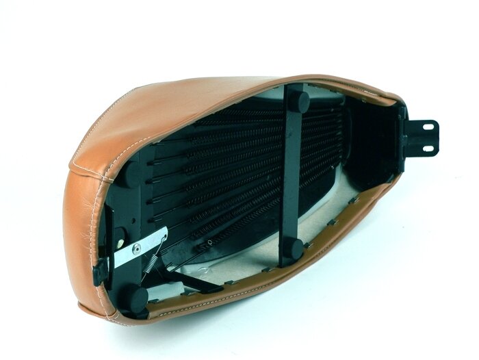 Banqueta -VESPA Mono- V50, PV125, ET3 - Marrón