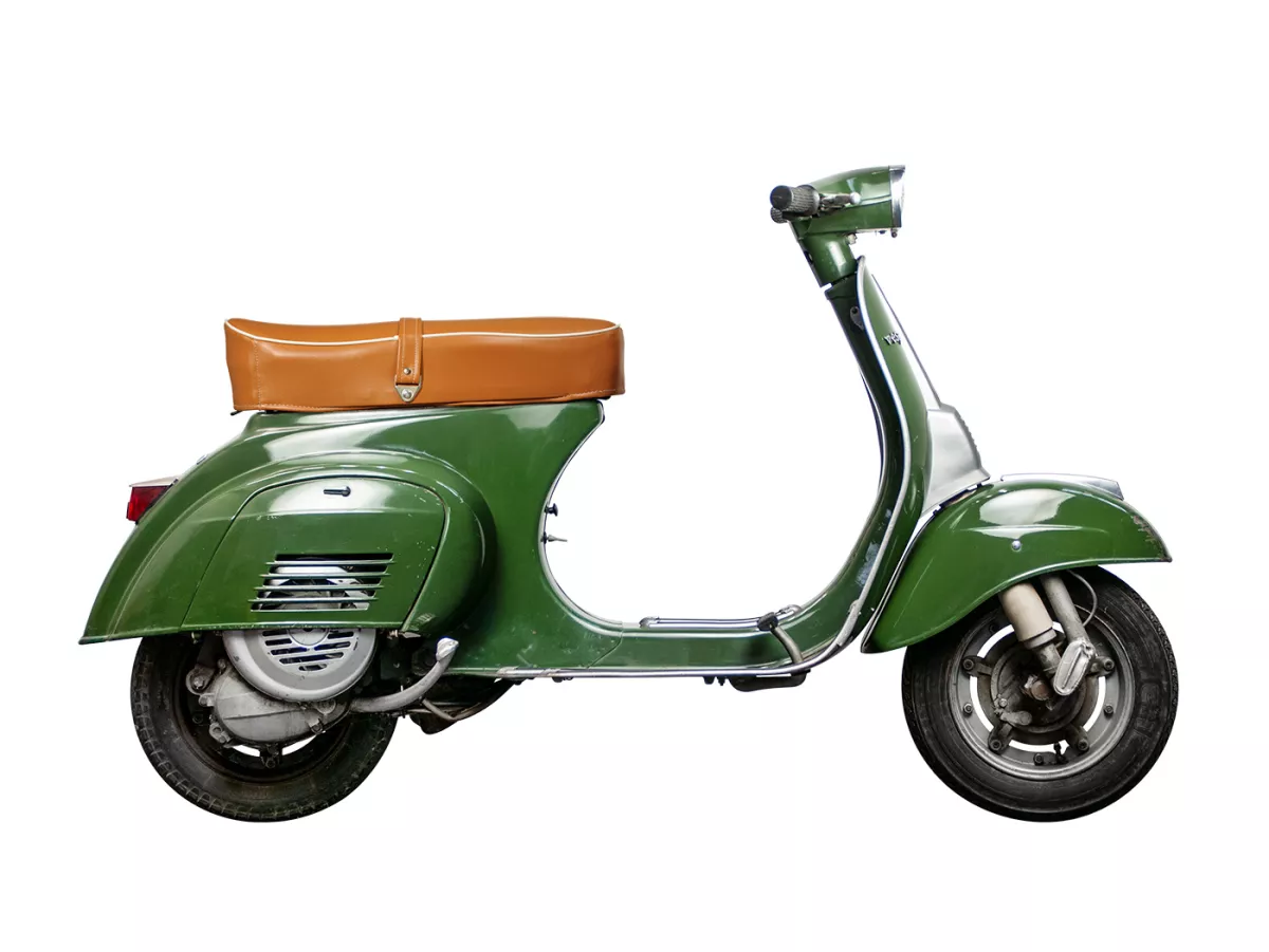 Bangku kursi -VESPA- V50, PV125, ET3 - tanpa kunci - coklat
