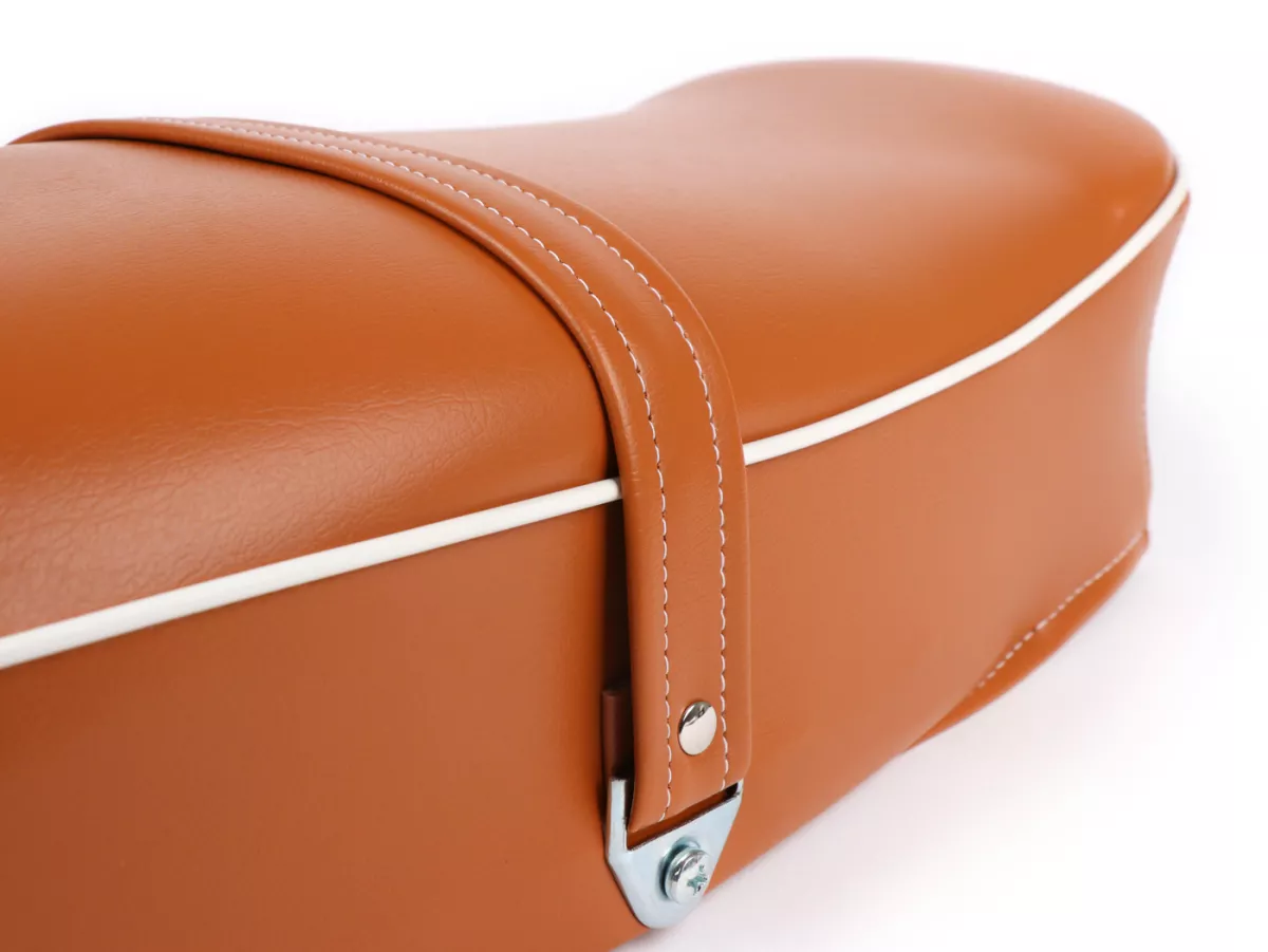 Seat -VESPA- Sprint150 (VLB1T), GL150 (VLA1T), GT125 (VNL2T), GTR125 (VNL2T) - brown