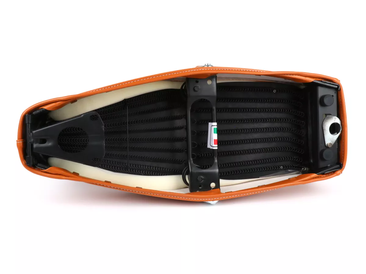 Seat -VESPA- Sprint150 (VLB1T), GL150 (VLA1T), GT125 (VNL2T), GTR125 (VNL2T) - brown