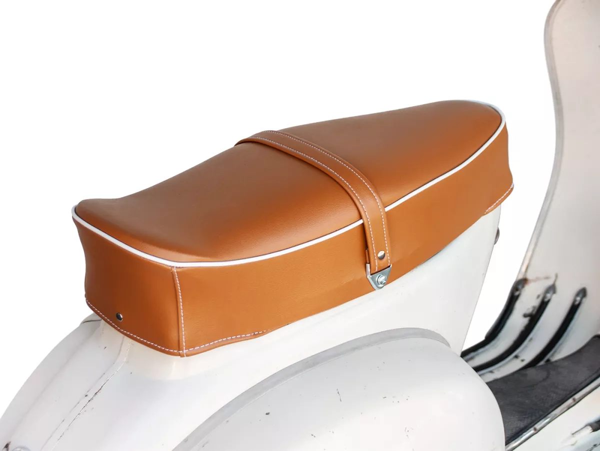 Seat -VESPA- Sprint150 (VLB1T), GL150 (VLA1T), GT125 (VNL2T), GTR125 (VNL2T) - brown