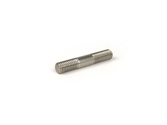 Vite prigioniera -M8 x 47mm- 18-14-15mm (utilizzata per staffa di scarico / coperchio motore Lambretta LI (serie 2-3), LIS, SX, TV (serie 2-3), DL, GP - acciaio inox