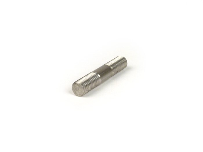 Vite prigioniera -M8 x 47mm- 18-14-15mm (utilizzata per staffa di scarico / coperchio motore Lambretta LI (serie 2-3), LIS, SX, TV (serie 2-3), DL, GP - acciaio inox