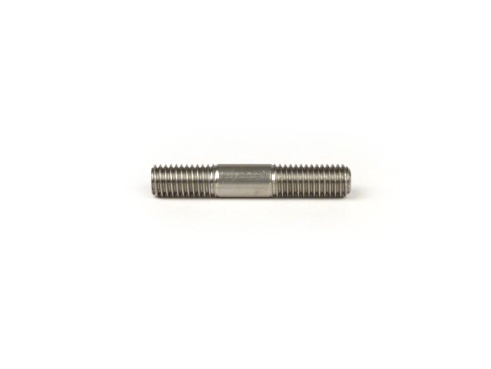 Vite prigioniera -M8 x 47mm- 18-14-15mm (utilizzata per staffa di scarico / coperchio motore Lambretta LI (serie 2-3), LIS, SX, TV (serie 2-3), DL, GP - acciaio inox