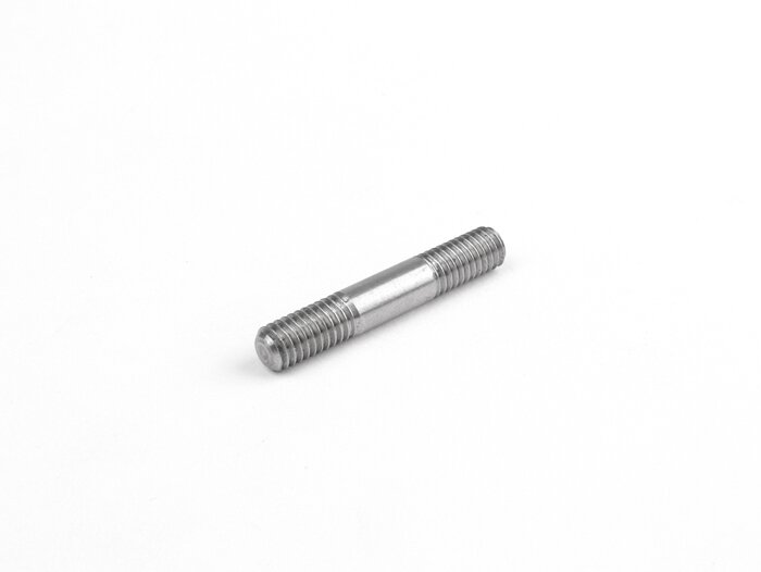 Tornillo prisionero -M6 x 37mm- (usado para tensor de cadena Lambretta LI, LIS, SX, TV, DL, GP) - acero inoxidable