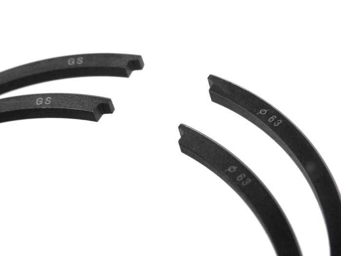 Piston rings set -GRAND SPORT for Polini/DR piston- Vespa Polini / DR177cc - 63.0x2.0mm