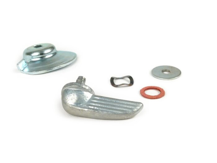 Side panel lever -OEM QUALITY- Vespa V50, V90, SS50, SS90, PV125, ET3 - 1st Series