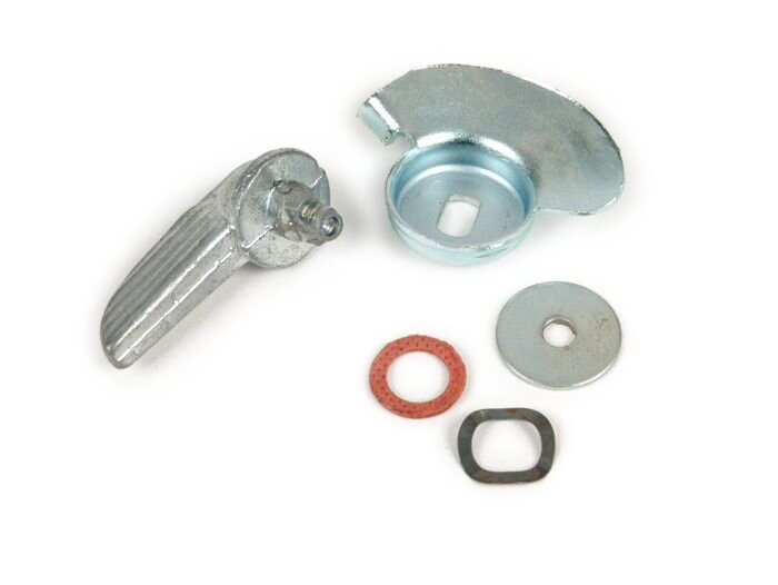 Side panel lever -OEM QUALITY- Vespa V50, V90, SS50, SS90, PV125, ET3 - 1st Series