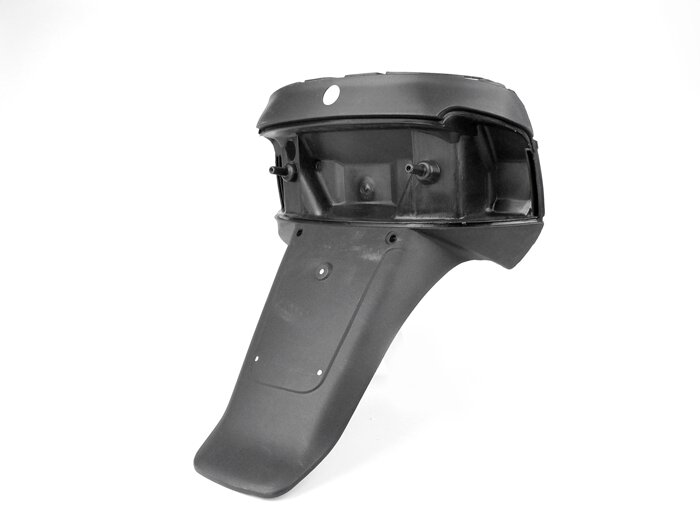 Number plate holder/mud flap -PIAGGIO- Zip (SSL1T), Zip RST (ZAPC06), ZIP SP (ZAPC11) - black