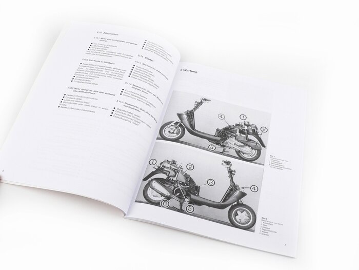 Book -Reparaturanleitung- Piaggio SKR, Sfera 50, Sfera 80