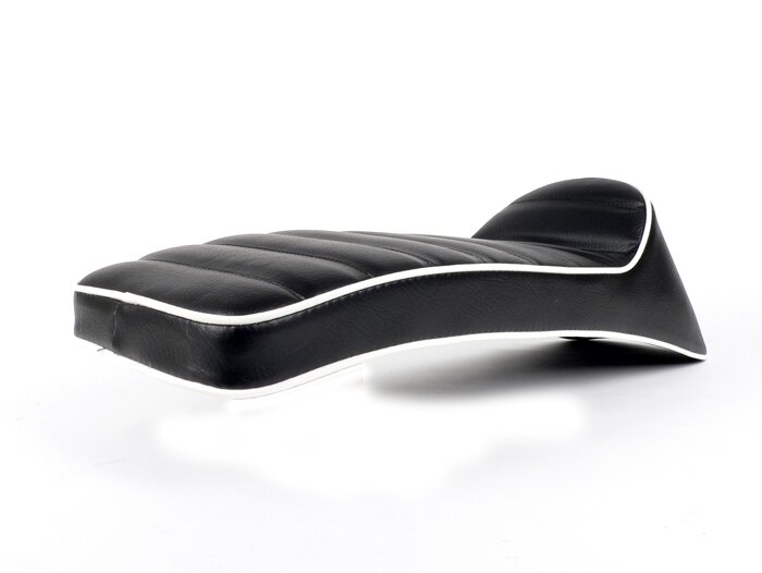 Sedile -LAMBRETTA Corsa- Lambretta LI, LI S, SX, TV, DL, GP - Nero/Bianco
