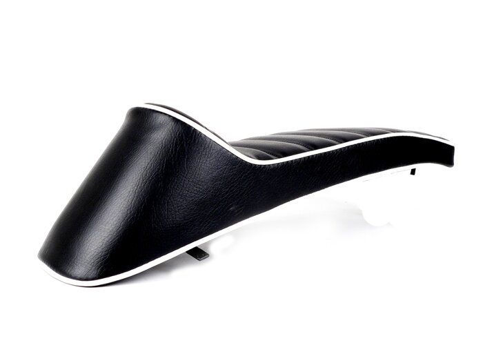 Sedile -LAMBRETTA Corsa- Lambretta LI, LI S, SX, TV, DL, GP - Nero/Bianco