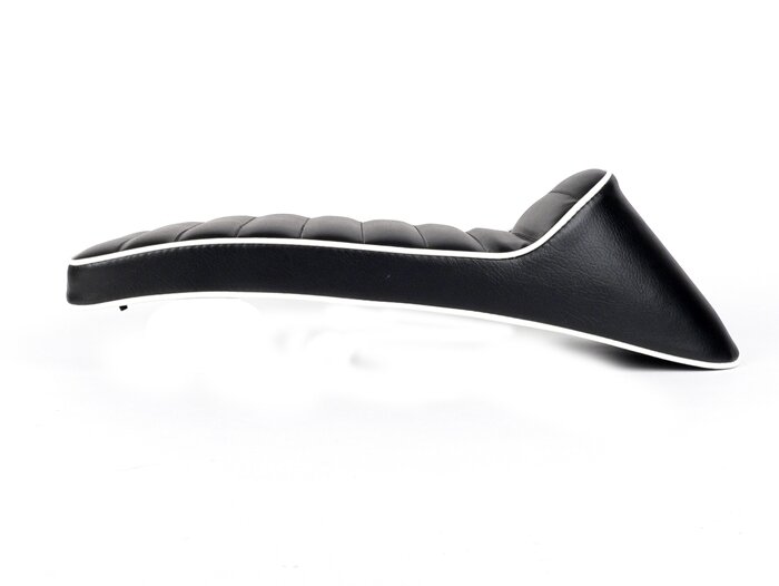 Sedile -LAMBRETTA Corsa- Lambretta LI, LI S, SX, TV, DL, GP - Nero/Bianco