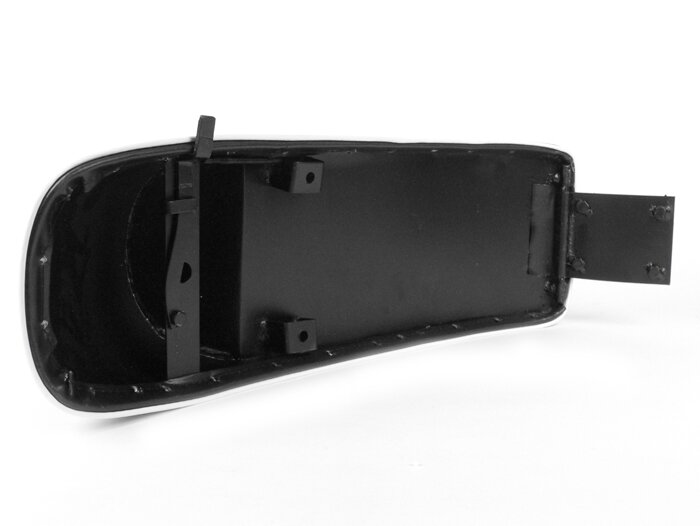 Sedile -LAMBRETTA Corsa- Lambretta LI, LI S, SX, TV, DL, GP - Nero/Bianco