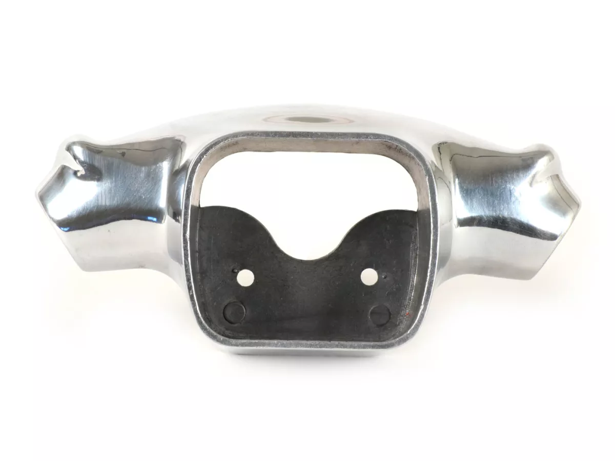 Snelheidsmetersteun -OEM KWALITEIT- Vespa Wideframe V30, VM, VN - Gepolijst aluminium