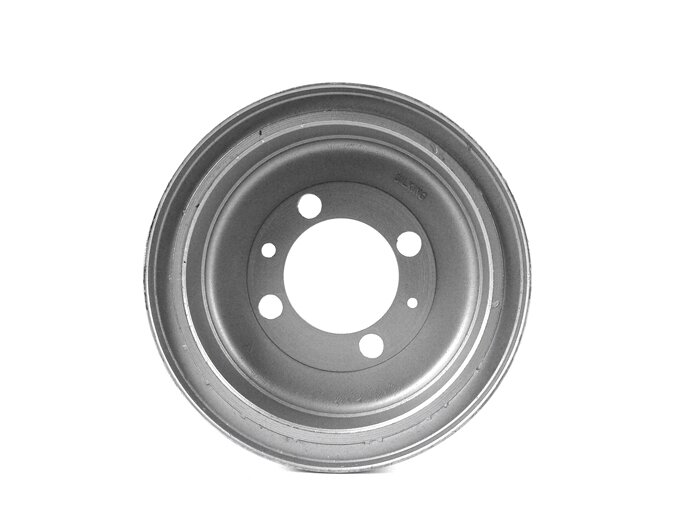 Tambor de freno trasero 8 pulgadas - CALIDAD OEM - Vespa Wideframe VM, VN, VNA1T a VNA2T, VNB1T a VNB6T, VL, VB, VBA1T, VBB1T a VBB2T - Cromo