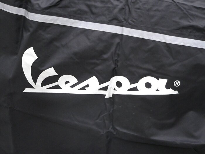 Lona de cubierta, garaje plegable, garaje para scooter -PIAGGIO Outdoor- Vespa PX, Primavera 50-150, Sprint 50-150, ET2, ET4, LX, LXV, S - Negro