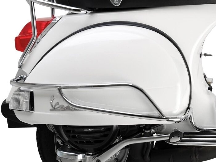 Crash bar arrière -PIAGGIO- Vespa PX80 (1983-), PX125 (1983-), PX150 (1983-), PX200 (1983-) - chromé