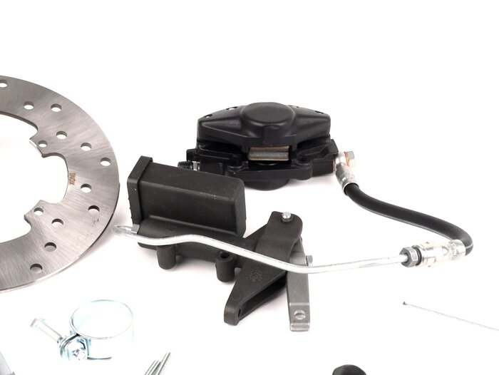 Schijfremset -GRIMECA Classic NT Ø=20mm- Vespa PX (vanaf 1982), T5 125cc, PK XL - semi-hydraulisch - zwart