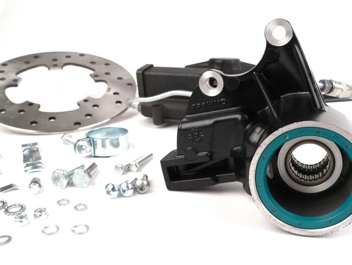 Schijfremset -GRIMECA Classic NT Ø=20mm- Vespa PX (vanaf 1982), T5 125cc, PK XL - semi-hydraulisch - zwart
