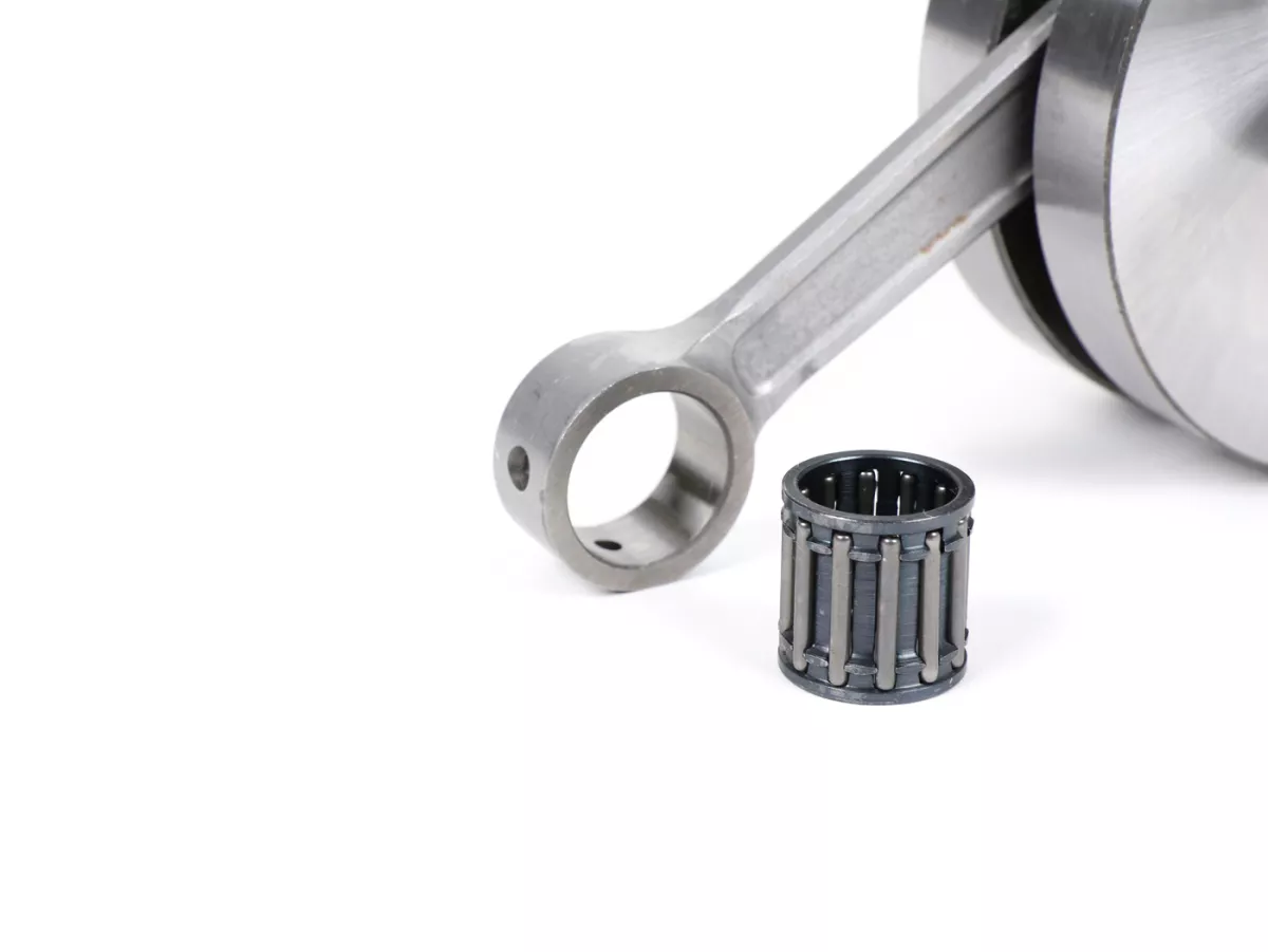 Vevaxel -BGM Pro RACING (för membranintag) full kind 51mm slaglängd, 105mm vevstake- Vespa PK125 XL2, PK125 ETS (Ø 24mm kona)