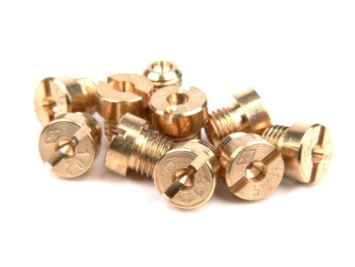 Huvudmunstyckssats -DELLORTO (typ: 6413) 6mm- (100-122) - (100-102-105-108-110-112-115 -118-120)