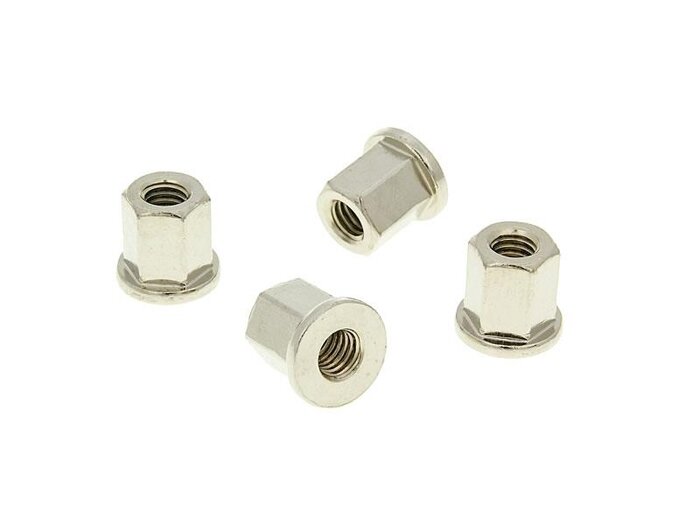 cylinder head nut set -NARAKU-  4 pcs - M6 thread