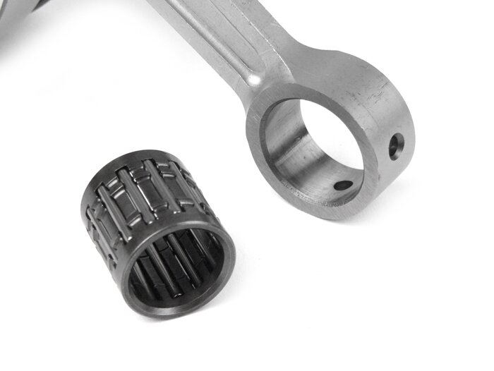 Crankshaft set -BGM Pro Racing full circle web, 54mm stroke, 105mm conrod- Vespa PK125 XL2, PK125 ETS (Ø=24mm cone)