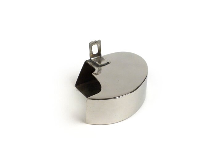 Coperchio leva cambio -IMPORT- Vespa Wideframe V1, V15, V30, V33, VM, VN, VB, VL - acciaio inox
